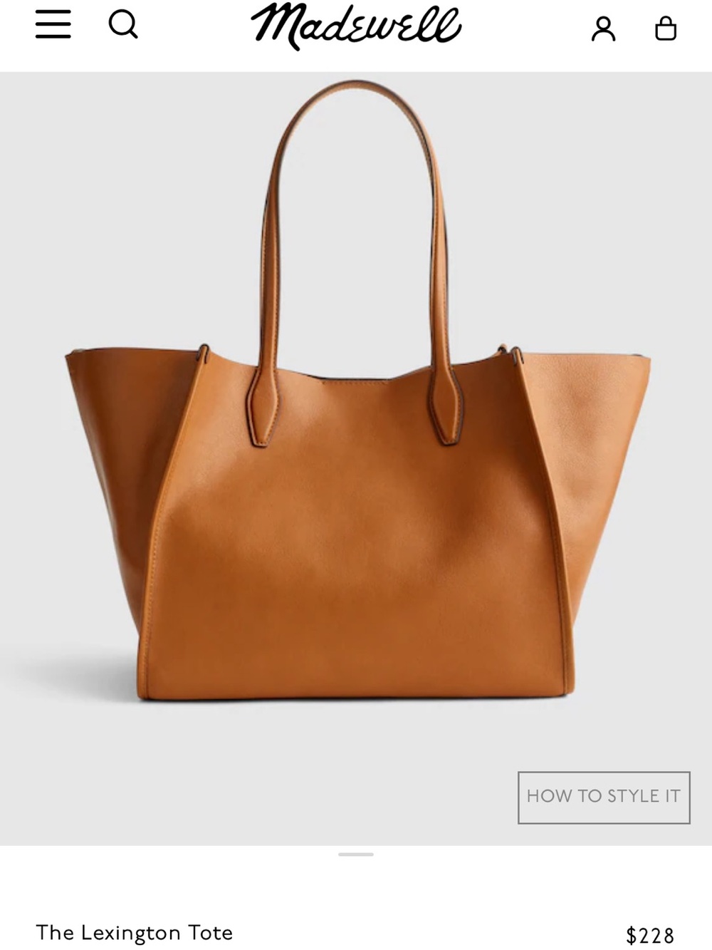 Madewell Lexington Tote